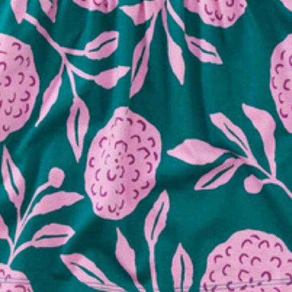 Tea Collection Girls Short Sleeve Twirl Dress in African Marigold Floral Print - Picture 2 of 2